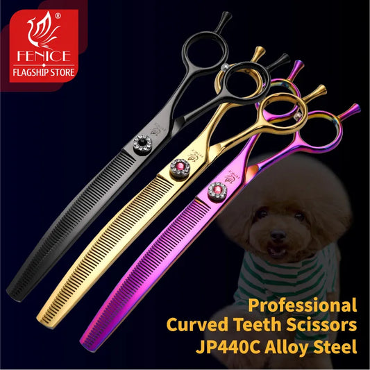 Fenice High-End 7.25 Inch Professional Dog Grooming Scissors