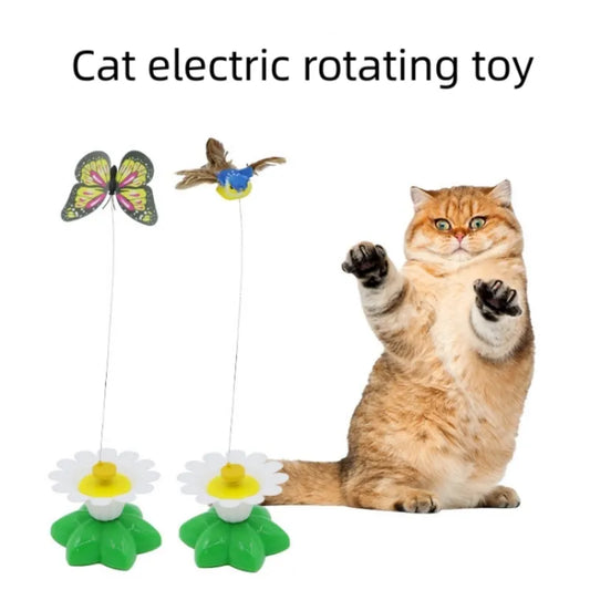 Interactive Rotating Electric Flying Butterfly/Bird Toy