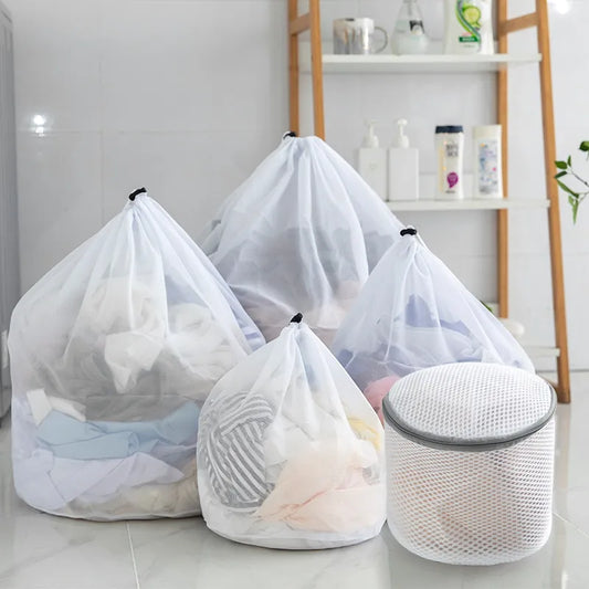 Mesh Drawstring Wash Bags